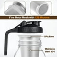 thumbnail image 3 of 2 PCS Cold Brew Coffee Filter,Stainless Steel Food Grade,Coffee Maker, Tea Maker,Water Filter, Wide Mouth  Jar 64oz, 3 of 6