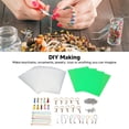 thumbnail image 3 of Shrink Plastic Kit, Silver Ear Hooks Gold Keychain Heat Shrink Film Sheets Kit DIY Interesting  For Crafts, 3 of 8
