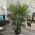 thumbnail image 3 of Nearly Natural 66" Areca Palm Artificial Tree in Planter UV Resistant, 3 of 4
