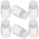 thumbnail image 5 of ColoMX 6 tubos de almacenamiento de plástico transparente con tapas para caja transparente de plástico líquido, botella de muestra, botella líquida de boca ancha, loción, contenedor de viaje, 5 of 8