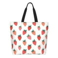 thumbnail image 1 of Easygdp Hand Drawn Strawberry Bolsas Tote para Mujer, Bolsos de Hombro para Viaje, Bolsos de Mano de Gran Capacidad para Compras y Trabajo, 1 of 8