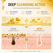Tgideas Sulfur Body Wash & Shampoo - Deep Cleansing Daily Care - 500ml