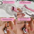 thumbnail image 4 of Pinzas para lentes y extractor de lentes de contacto con ventosa, rosa TUNC Sencillez, 4 of 4