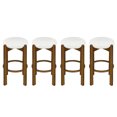 thumbnail image 1 of Tara Indoor Round Seat Bar Stool,Dark Walnut, 1 of 10