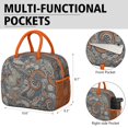 thumbnail image 4 of Sac-repas Isotherme Mandala Classique – Motif Floral Chic, Sac Isotherme Portable, 4 of 6