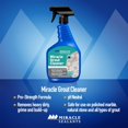 thumbnail image 2 of Heavy-duty miracle tile cleaner spray, suitable for natural stone, marble, tile, and grout, quart size, 2 of 4