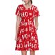 thumbnail image 1 of Balery Hohoho Vestidos sueltos de manga corta para mujer, vestidos de verano 2025, vestidos casuales de corte A con vuelo., 1 of 6