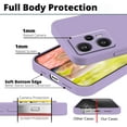 thumbnail image 5 of Compatible with Poco F5 Case for Women Men, Ultra Slim Xiaomi Poco F5 Phone Case Silicone Liquid Soft Shockproof Anti-Scratch Protective Cases (Purple), 5 of 14
