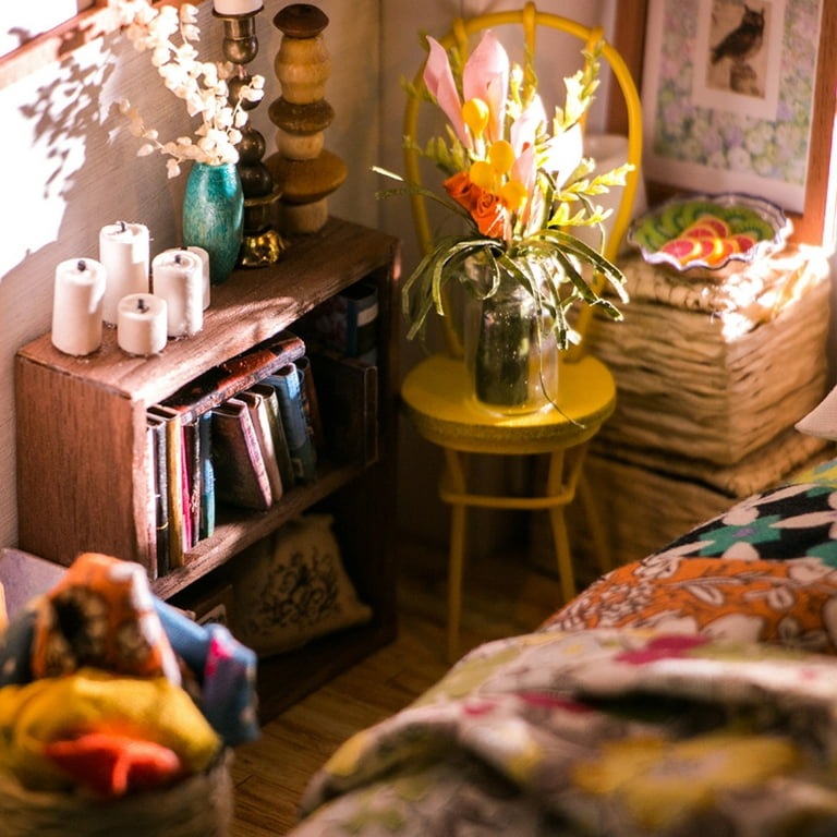 DIY Dollhouse Miniature House Kit - Alice's Dreamy Bedroom - Imagine That  Toys
