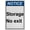 Warning Sign 1, variant on Storage No Exit Sign, Industrial Not an Exit Sign 8"x12" UV Resistant for Indoor Outdoor Workplace