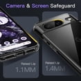 thumbnail image 4 of JETech Case for Google Pixel 8 6.2-Inch 2023, Non-Yellowing Shockproof Bumper Protective Phone Cover, Anti-Scratch Hard PC Back (Obsidian), 4 of 6
