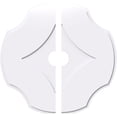thumbnail image 1 of Ekena Millwork CMP36PL2-05000 36 in. OD x 5 in. ID Square Percival Architectural Grade PVC Contemporary Ceiling Medallion - 2 Piece, 1 of 1