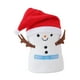 thumbnail image 3 of Manta de vellón con gorro de Papá Noel, manta creativa para sofá, manta para cama, accesorios de cama para dormitorio y sala de estar Muñeco de nieve, 3 of 8