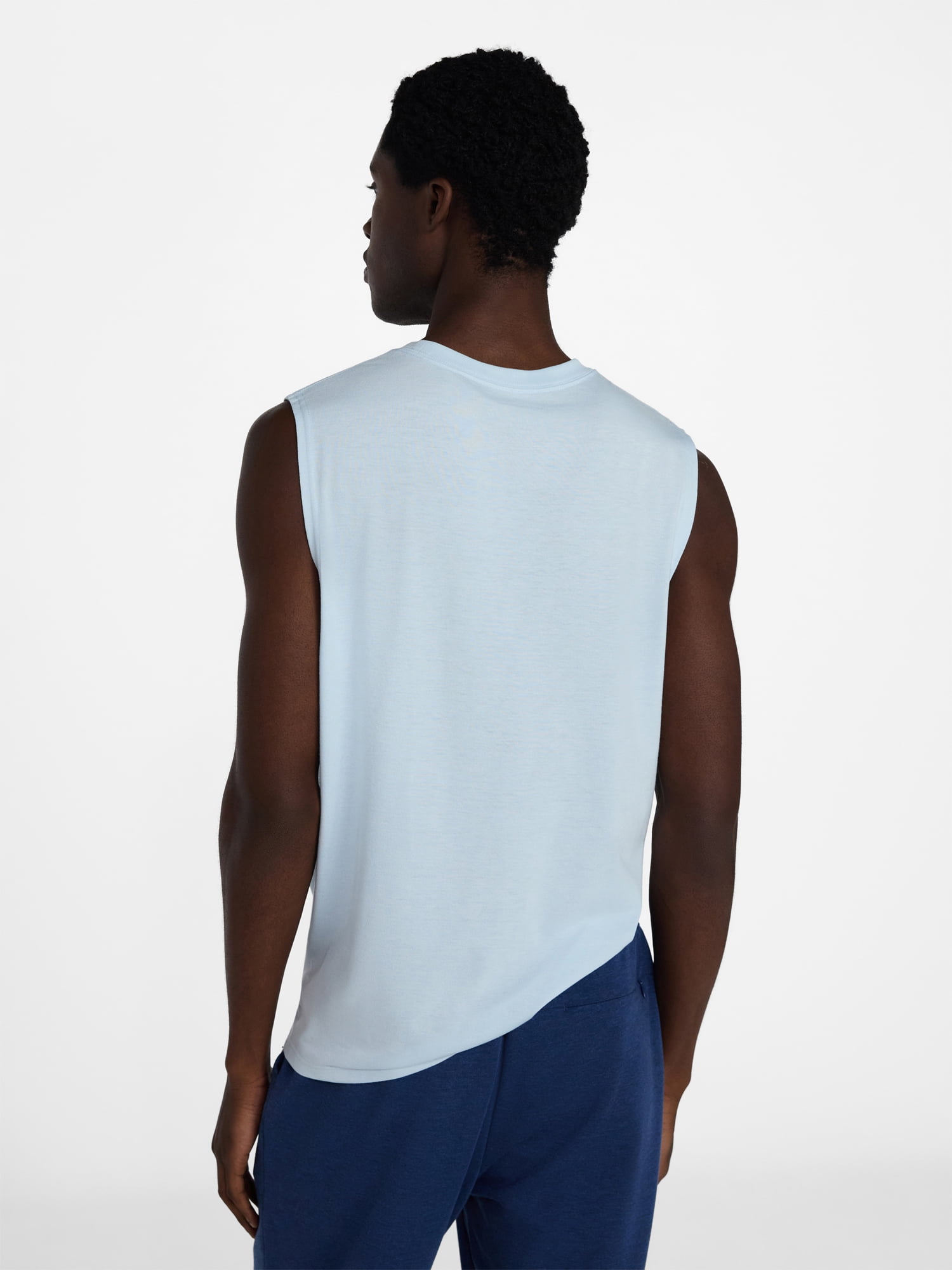 Athletic Works Men's and Men's Big & Tall Tri-Blend Muscle Tee, Sizes XS-4XLT