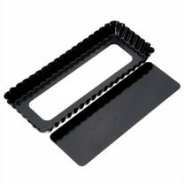 Rectangle Fluted Pie Tart Pan Mold Baking Removable Bottom Nonstick Quiche Tool