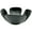 Black, variant on Bergamo Art 9 Inch Wide Decorative Handmade Aluminum Clover Leaf Bowl in Black