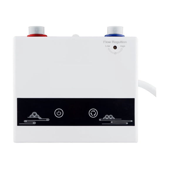 4600W Electric Tankless Water Heater Hot Water For Bathroom Thermostati Instant Home Shower Heating Kitchen Faucet ,Compact Design