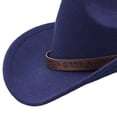 thumbnail image 5 of XZNPDUCQ Summer Sun Protection Wide Brim Hat Classic Western Cowboy Hat For Boys And Girls With Upturned Brim, 5 of 7
