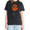 Black-1, variant on Cozymy Trendy Leopard Print Butterfly Love Washed Short Sleeve Crew Neck T-Shirt