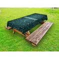 thumbnail image 1 of Constellation Outdoor Tablecloth, Astronomy Class Scientific School Design Chalkboard Detailed Star Clusters, Decorative Washable Fabric Picnic Tablecloth, 58 X 120 Inches, Green White, by Ambesonne, 1 of 2