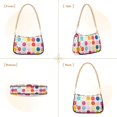 thumbnail image 7 of FORMRS Womens Shoulder Bag with Chain Strap Clutch Purse Cute Tote Handbag, Colorful Circles, 7 of 7