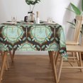 thumbnail image 3 of XMXT Polyester Rectangle Tablecloth, Vintage Geometric Decoration Waterproof Table Cloth Home Dinner Decor Table Cover for Holiday Party, 54 x 72 inches, 3 of 9