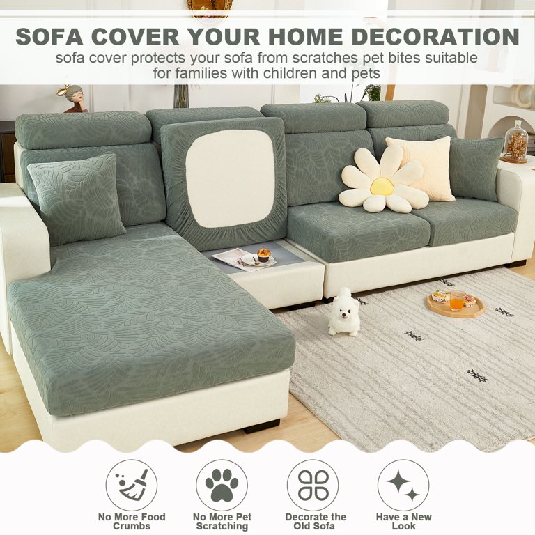 Leaf Sofa Mat Furniture Anti-scratch & Skid Protection Couch Cover