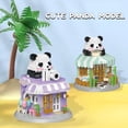 thumbnail image 4 of SKQIT Street View Coffee Shop Mini Building Blocks,911 Pieces Cute Panda Animal Micro Building Sets,Simulation Architecture Construction Toy,Creative Gifts for Adults, 4 of 12