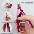 thumbnail image 3 of Cortaúñas, cortaúñas postizas para uñas acrílicas, cortador de uñas postizas, recortador de puntas de uñas para herramientas de manicura de uñas artificiales, fucsia, 3 of 7