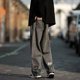 thumbnail image 5 of Pantalones de chándal con cordón para hombre y mujer, pantalón holgado de rayas con cinta, bordado de mariposa, color azul cielo, amarillo, marrón, rojo y negro, 5 of 5