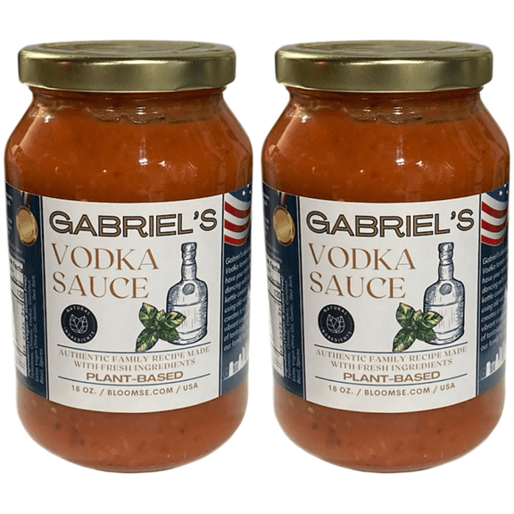 Vegan Vodka Sauce Gabriel's Gourmet Restaurant Quality ALL Natural Non-GMO 2-PACK