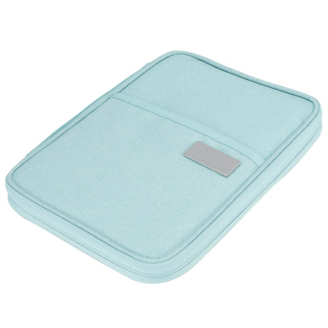 Cartera Para Pasaporte, Resistente Al Desgarro Con Múltiples Compartimentos Cartera Para Pasaporte, Resistente Al Agua Para Viajes Tarjetas De Embarque Tarjetas De Crédito ANGGREK L azul