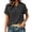 Z913 Black, variant on Landzoo Women'S Tops Solid Color Short Sleeve Crew Neck Shirt Summer Comfortable Women T Shirt Size L Blue