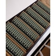 thumbnail image 7 of Stair Treads for Wooden Steps, Sage Green Black Plaid Peel and Stick Stair Treads with Adhesive, Vintage Star Buffalo Check Rustic Non Slip Indoor Stairs Runner Rugs Mats for Elders Dogs 8"x30"4PCS, 7 of 7