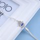 thumbnail image 4 of Pulsera Zeshimb de plata de ley Evil Eye Hamsa para mujer/hombre, 4 of 7