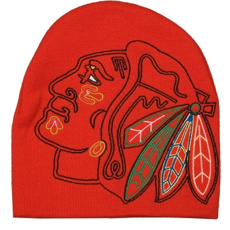 Reebok - Men's NHL Chicago Blackhawks Logohype Knit Cap