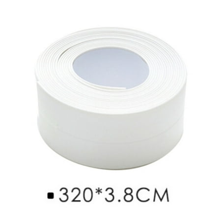 Self Adhesive Tape Sealing Strip Flexible Self Adhesive Caulking Tape Waterproof for Kitchen Bathroom Tub Shower Floor Wall Edge