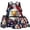 American Flag Bald Eagle, variant on American Flag Fire Eagle Back Pack for School 4 pcs Kids Backpacks for Boys Lunch Bag with Pencil Case Water Bottle Holder 17 Inch Cute Travel Daypack Camping School Bag