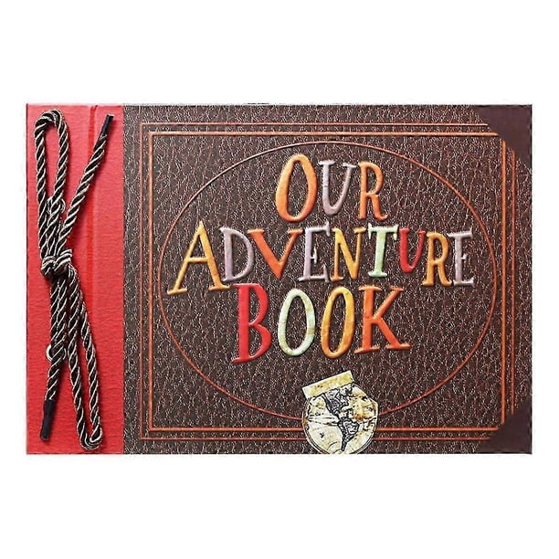 Scrapbook Photo Album,Our Adventure Book Scrapbook,For Anniversary, Wedding, Travelling, (Adventure
