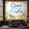 thumbnail image 6 of Vertically Stacked With Art Scene, Inspirational Illustration for Art Lovers, Typography Wall Art, Mother's Day Gift, Tapestry Wall Hanging for Bedroom and Living Room, 6 of 7