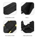thumbnail image 3 of Bolsa para palos de golf para hombre, mini bolsa de domingo portátil con soporte para tee de golf para 5 palos, funda de transporte ligera, 3 of 4