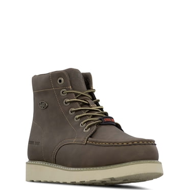Lugz Men's Monterey 6" Moc Steel Toe Work Boots (Wide Width)