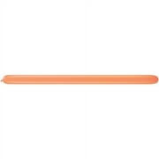 Burton & Burton 260Q Neon Orange Pencil Balloons, 100 Pack