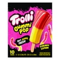 thumbnail image 6 of Trolli Frozen Gummi Ice Pops Chewy Sour Gummy Candy Frozen Dessert Snacks, Cherry Lemon, 10 Count, 6 of 13