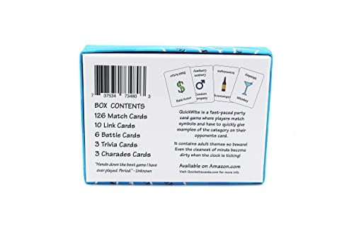 Quickwits Party Card Game A Fun and Social Adult Game