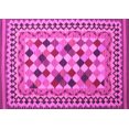 thumbnail image 1 of Ahgly Company Indoor Rectangle Abstract Pink Contemporary Area Rugs, 2' x 3', 1 of 4