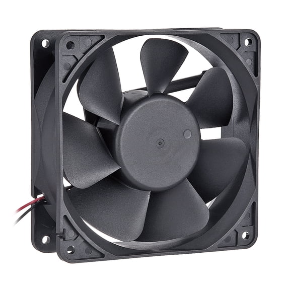Ventilador de enfriamiento DC sin escobillas Unique Bargains #0313 120mm x 120mm x 38mm 24V