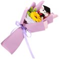 thumbnail image 4 of KAKOWELY Ramo floral de oso de graduación, ramo decorativo para fiesta de graduación, accesorio para fotos de regalo, 4 of 5