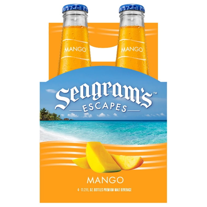 Seagram's Escapes Mango Cocktail, 4 pack, 11.2 fl oz