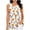 White 02, variant on Smsaxvxz Womens Summer Tank Tops Fashion Floral Printed Crew Neck Sleeveless Pleated Casual Loose Blouse T-shirts Green M